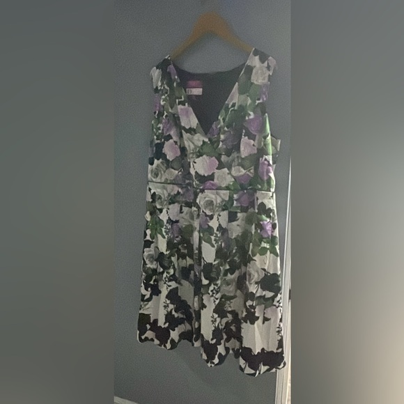 Talbots The Oprah Magazine Collection floral dress size 16W - Picture 1 of 9